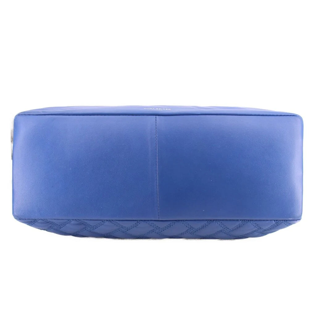 KURT GEIGER XXL KENSINGTON DRENCH SHOULDER BAGS BLUE