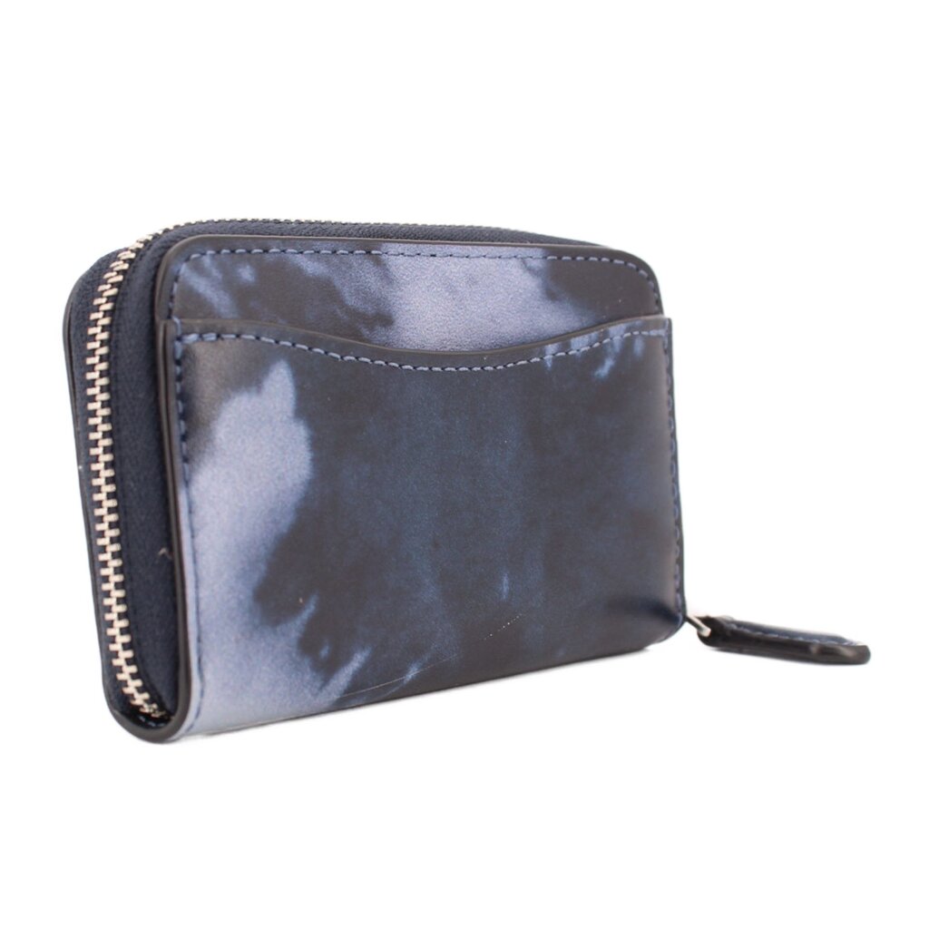 COACH SMALL ZIP AROUND WALLETS BLUE，Second-hand
