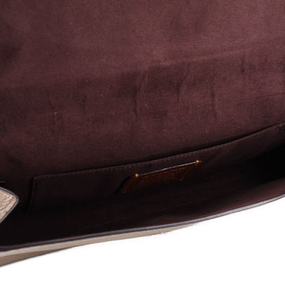 COACH ALEXA TURNLOCK CLUTCHES GOLD，Second-hand