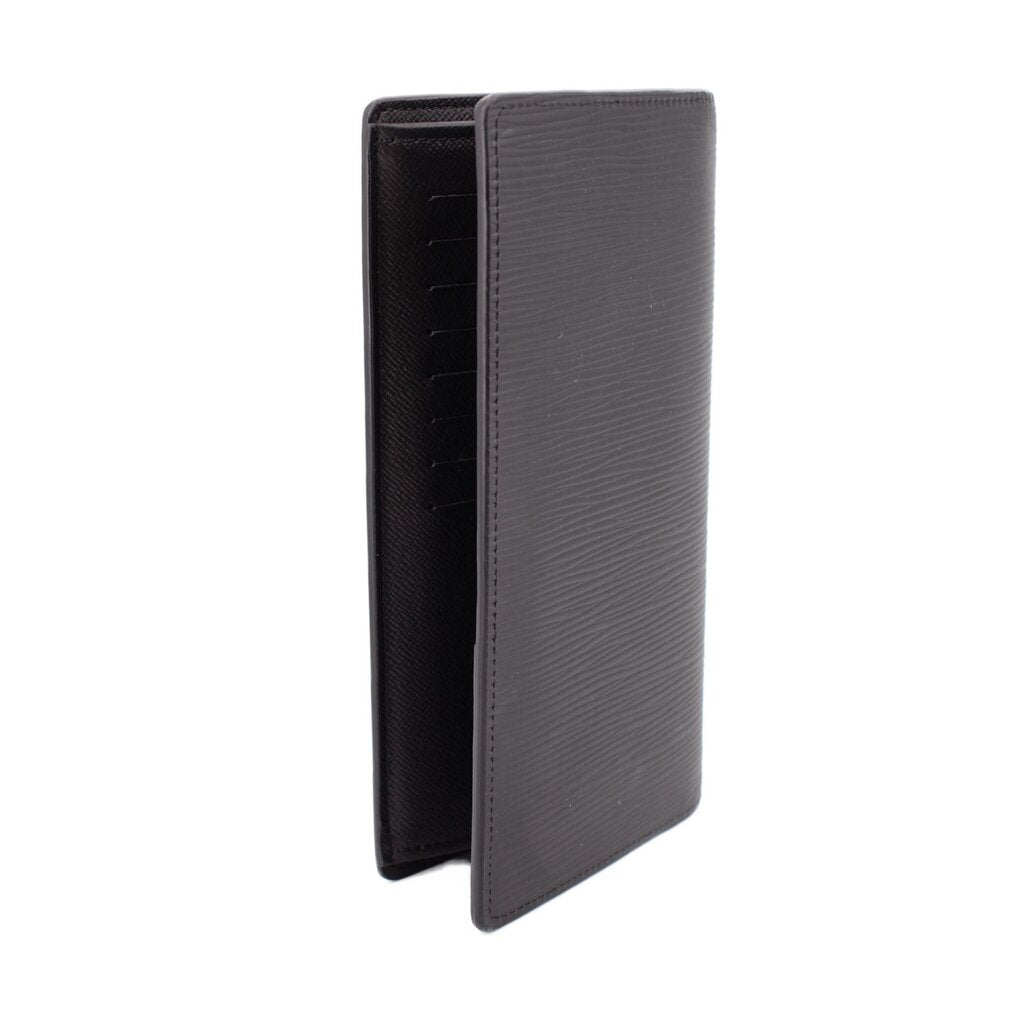 LOUIS VUITTON BRAZZA WALLETS BLACK EPI，Second-hand