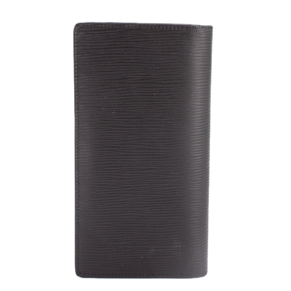 LOUIS VUITTON BRAZZA WALLETS BLACK EPI，Second-hand
