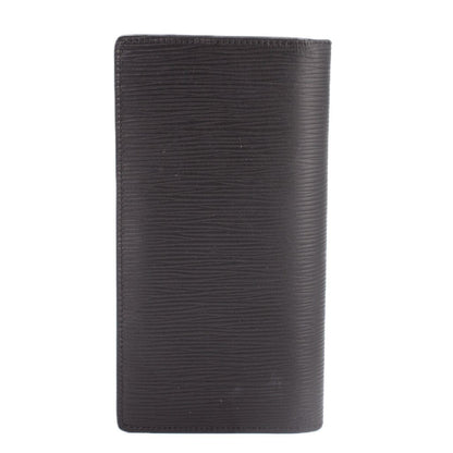 LOUIS VUITTON BRAZZA WALLETS BLACK EPI，Second-hand
