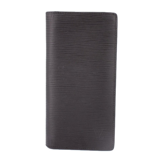 LOUIS VUITTON BRAZZA WALLETS BLACK EPI，Second-hand