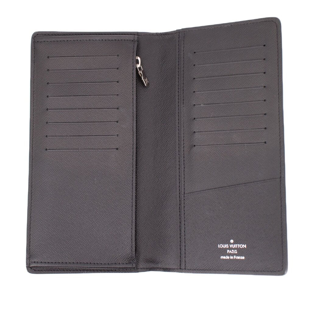 LOUIS VUITTON BRAZZA WALLETS BLACK EPI，Second-hand