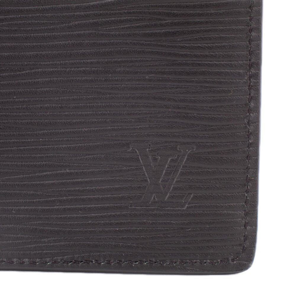 LOUIS VUITTON BRAZZA WALLETS BLACK EPI，Second-hand