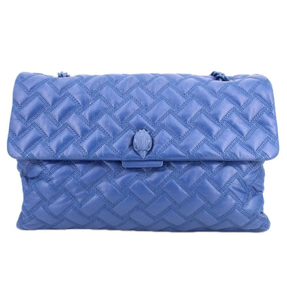 KURT GEIGER XXL KENSINGTON DRENCH SHOULDER BAGS BLUE