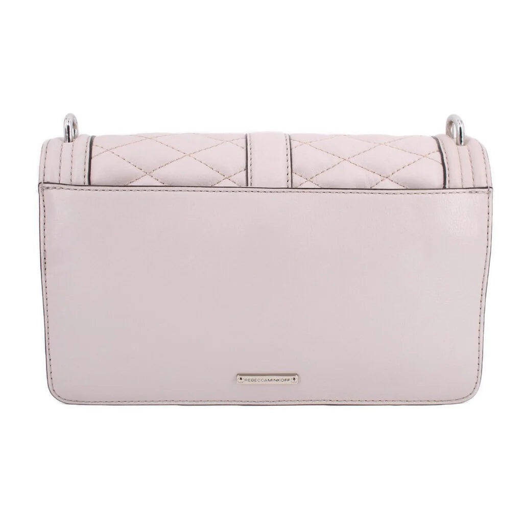REBECCA MINKOFF LOVE QUILTED CROSSBODYS GRAY