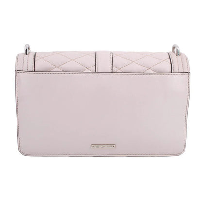 REBECCA MINKOFF LOVE QUILTED CROSSBODYS GRAY